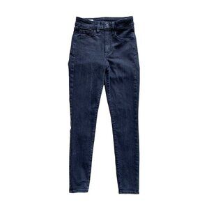 GAP Womens‎ Universal Jegging High Rise Faded Black Jeans Size 2 Slim Skinny Fit